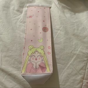 Sailor Moon Pink Zip Milk Carton Shaped Pencil Pouch/ Cosmetic Bag